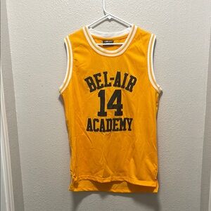 SMITH Gold Basketball Jersey with Black Number 14